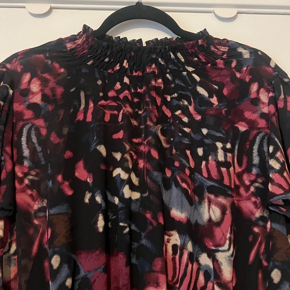 Torrid Black and Pink Floral Dress - Picture 2 of 3